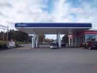 Store front for Irving Gas Station