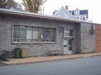 Store front for Lunenburg Library