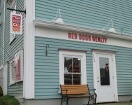 Store front for Red Door Realty